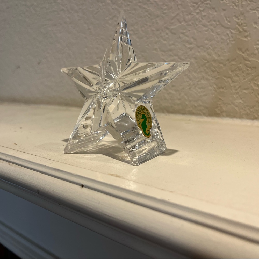 Waterford Crystal standing star